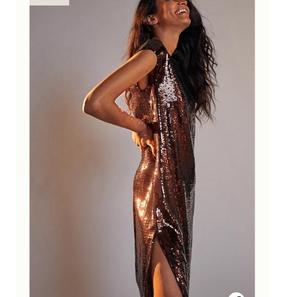 NWT Maeve Kara Sequined Mini Dress L - Picture 2 of 10